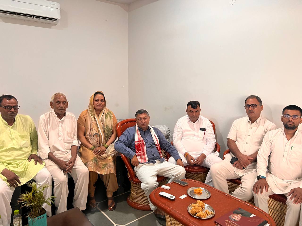 भाई शशिकांत कौशिक जी, भाजपा हरियाणा के निवास स्थान पर आत्मीय भेंट हुई।